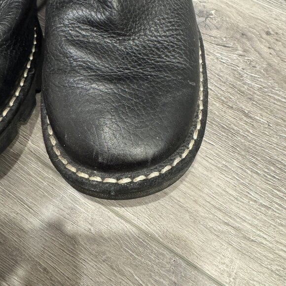 Vintage Cole Haan Country Womens Boots Black Leather  Round Toe Lace Up Size 5 - Picture 6 of 8